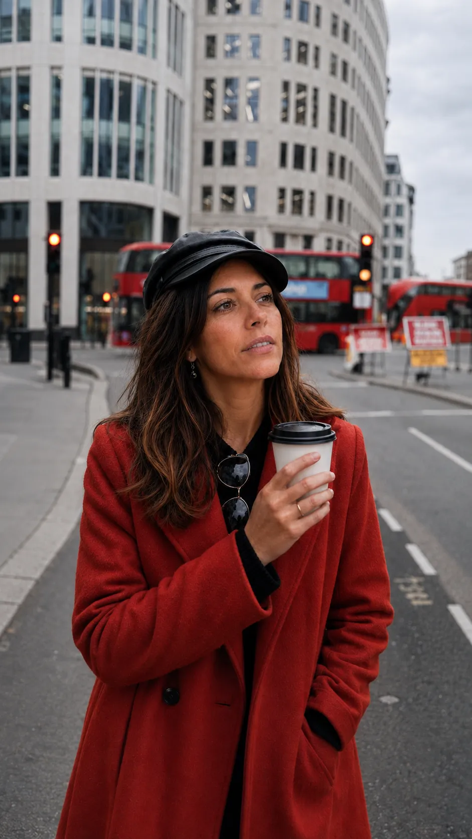 Laura Vidal fotografiada en una calle de Londres